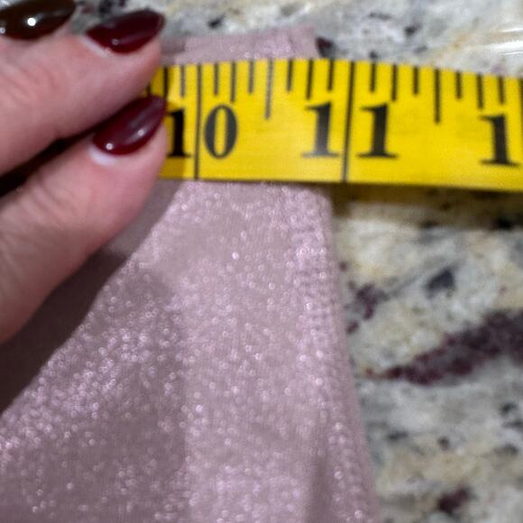 Beyond Yoga Leggings Twinkle High Waist Light Pink Shimmer Size XSmall - Picture 5 of 6